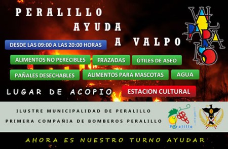 PERALILLO AYUDA A VALPARAISO